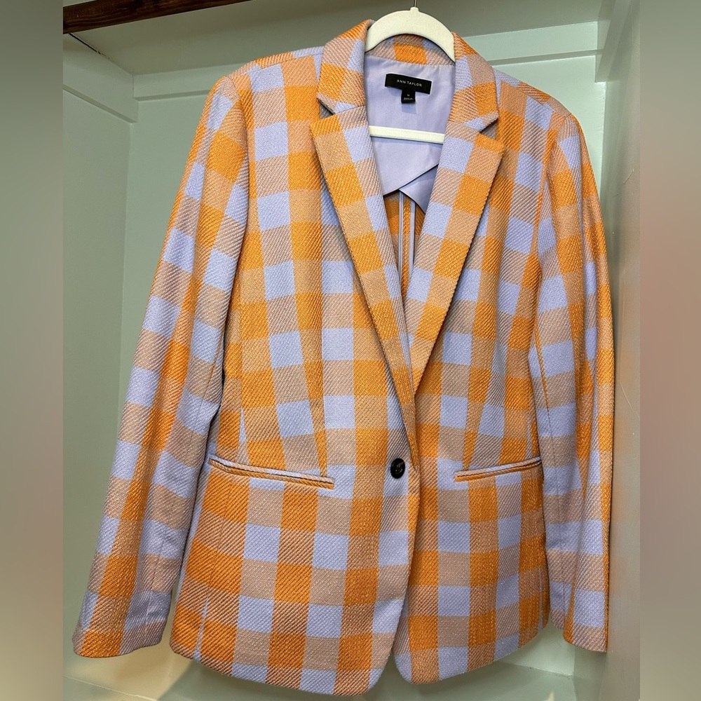 Plaid Blazer